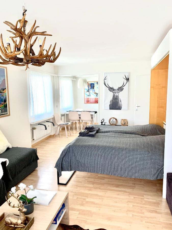 Holiday Apartment Bolgen - Close To Everything! Bolgen, Jakobshorn, Bus Stop, Train Station, Supermarket, Ski School, Ski Rentals, Restaurants And More! Davos Esterno foto